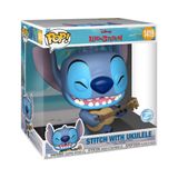 Funko Pop! Jumbo: Stitch - Ukele ile - Disney: Lilo & Stitch - Koleksiyon Vinil Figür - Hediye Fikri - Resmi Ürün - Çocuklar ve Yetişkinler için Oyuncaklar - Film Hayranları - Koleksiyoncular için