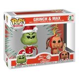 Funko Pop! Kitaplar: Grinch Noel'I Nasıl Çaldı - Grinch Ve Max, 2'Li Paket (Krem)