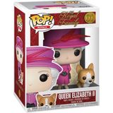 Funko POP! Kraliçe II. Elizabeth ve Corgi Buddy, Koleksiyonluk Vinil Figür, Resmi Ürün