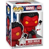 Funko Pop! Marvel: Holiday, Red Hulk Vinil Figür, Marvel Comics Koleksiyonluk Figür