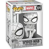 Funko Pop! Marvel: Marvel Sketched - Örümcek Adam - Koleksiyon Vinil Figür - Hediye Fikri - Resmi Ür