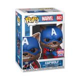 Funko Pop! Marvel: Year of The Shield - Captain America Capwolf - Marvel Comics - Amazon'a Özel - Vinil Koleksiyon Figürü - Hediye Fikri - Resmi Ticari Ürünler - Çizgi Roman Hayranları