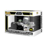 Funko Pop! Ride Super Deluxe: Star Wars: The Mandalorian - Mando and Grogu (The Child, Baby Yoda) N1 - Amazon'a Özel - Vinil Koleksiyon Figürü - Hediye Fikri - Resmi Ticari Ürünler - TV Fanları