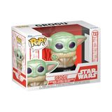 Funko Pop! Star Wars: Holiday - Grogu (The Child, Baby Yoda) - Vinil Koleksiyon Figürü - Hediye Fikri - Resmi Ticari Ürünler - Çocuklar ve Yetişkinler için Oyuncak - Film Hayranları