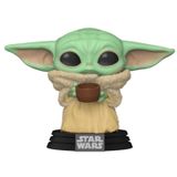 Funko POP Star Wars Mandalorian The Child with Cup Figür