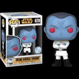 Funko Pop! Star Wars: Rebels - Grand Admiral Thrawn #678 - (Kenya)Black-TrueWhite