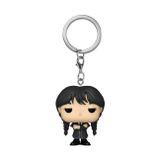 Funko Pop TV Anahtarlık: The Addams Family- Wednesday Addams (Black Coat)
