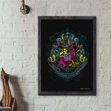 Funko Sihir Dükkanı Harry Potter Wizarding World Poster Hogwarts Neon Logo B.