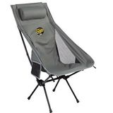 Funky Chaırs Sky Ultralight Katlanabilir Kamp Sandalyesi - Gri