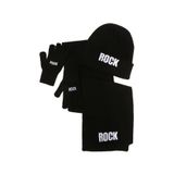 Funky Rocks Atkı Bere Eldiven Takımı, 8-11 Yaş, 8-11 Yaş, 5002750487, Siyah, Kız Çocuklar