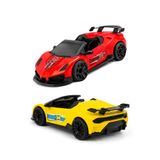 FunkyCraft Büyük Oyuncak Spor Araba 36 cm Plastik Çocuk Arabası Büyük Boy Yarış Arabası