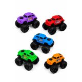 FunkyCraft Canavar Araba Oyuncak 5'li Set Büyük Tekerlekli Mini Canavar Arabalar 3+ Yaş Çocuk Oyuncağı