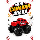 FunkyCraft Mini Canavar Araba Oyuncak Büyük Tekerlekli Arazi Arabası Erkek Çocuk Oyuncağı Eğlenceli Araba Koleksiyonu