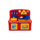 FunkyCraft Oyuncak Mutfak Seti Çocuk Evcilik Oyun Seti Mini Mutfak Tezgahı Tencere Tava Aksesuarlı