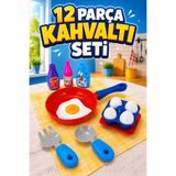 FunkyCraft Oyuncak Mutfak Seti Çocuk Kahvaltı Seti Tava Yumurta Seti Yemek Yapma Oyuncağı