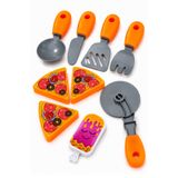 FunkyCraft Oyuncak Pizza Yapma Seti 9 Parça Evcilik Mutfak Oyuncağı Çocuk Mutfak Seti 3+ Yaş