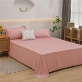 Funndy Düz Çarşaf 57 Tel Akfil Kumaş (3 Farklı Ebat - 9 Farklı Renk) - 220 x 240 - Pembe