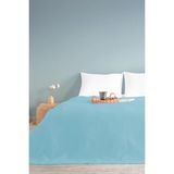 Funndy Tek Kişilik Dama Desenli Pike. Damalı Desenli Otel Pikesi 160X230 - Mavi