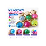 FUNNIGO Squishy Çin Mantısı Renkli Sürpriz Oyuncak - Yumuşak Sıkılabilir Stres Oyuncağı