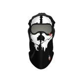 Funny Balaklava, Su İtici özellikli(DWR) Baskılı Snowboard, Kayak, Motosiklet, Bisiklet Kar Maskesi (MASFB003, Tek Beden)