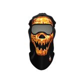 Funny Balaklava, Su İtici özellikli(DWR) Baskılı Snowboard, Kayak, Motosiklet, Bisiklet Kar Maskesi (MASFB004, Tek Beden)