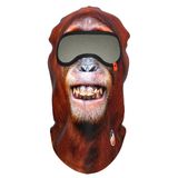 Funny Balaklava, Su İtici özellikli(DWR) Baskılı Snowboard, Kayak, Motosiklet, Bisiklet Kar Maskesi (MASFB014, Tek Beden)