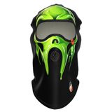 Funny Balaklava, Su İtici özellikli(DWR) Baskılı Snowboard, Kayak, Motosiklet, Bisiklet Kar Maskesi (MASFB016, Tek Beden)