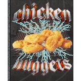 Funny Chicken Nuggets Heavy Metal World Tour Composition Notebook: Wide Ruled Lined Journal for Kids, Teens, Metalheads and Rock Music Fans - Hardcore Fast Food Graphic Book