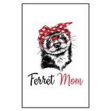 Funny Ferret Mom Gift Journal & Notebook: A blank lined diary for fur noodle carpet shark lovers, cute aesthetic stationary present, teen girls, ... to school supplies, note taking, journaling