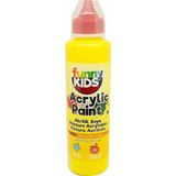 Funny Kids 2702 Sarı Akrilik Boya 500 ml Su Bazlı Yüksek Kaliteli Pigmentler İçeren