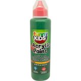 Funny Kids 2710 Yeşil Akrilik Boya 500 cc Su Bazlı Özellikli Çocuklar İçin Eğlenceli Boya