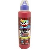Funny Kids 500 ml Kırmızı Yıkanabilir Akrilik Okul Boyası