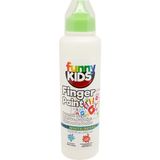 Funny Kids 500 ml Parmak Boyası 2800 Beyaz Renkli Çocuklar İçin Su Bazlı Eğlenceli Boya