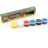 Funny Kids 6'lı Guaj Boya Renkli Set, 15 ml Boyalar Çocuklar İçin Eğlenceli Sanat Malzemesi