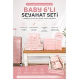 Funny Life Baby 6'lı Seyahat Düzenleyici Çanta Seti – Bebek Bakım Organizeri, Valiz İçi Düzenleyici Set
