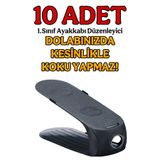 Funny Life Gondol Ayakkabı Rampası 10 Adet Siyah - Ayakkabı Düzenleyici Orijinal Gondol - Koku Yapmaz
