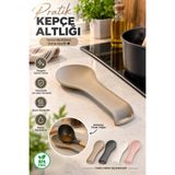 Funny Life Isıya Dayanıklı Plastik Kepçe Altlığı – BPA Free Kaşık ve Servis Gereçleri Tutucu, Tezgâh Üstü Damlatmaz Kepçelik