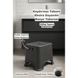 Funny Life Kaydırmaz Tabanlı Lüx Banyo Taburesi - Pratik Tasarım ve Ekstra Dayanıklı Kaydırmaz Banyo Taburesi