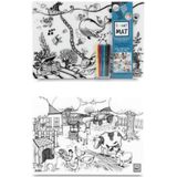 Funny Mat Çiftlik ve Derin Deniz İkili Set - 6'lı Kalem Hediyeli / Akademi Çocuk / 8681379341189