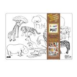 Funny Mat Vahşi Hayvanlar 33.5x48 cm Boyanabilir Aktivite Örtüsü
