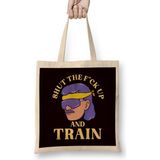 Funny Personal Trainer Fitness Instructor Workout Gym Coach Bez Çanta Uzun Saplı - Açık Bej - 40 X 40