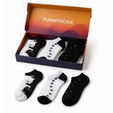 FUNNYSOXX 3'lü Hediye Kutulu Kadın Kedi Pati Desenli Premium Çorap Seti