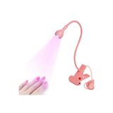 funshop 3W UV LED Tırnak Kurutucu Ultraviyole Esnek Klipsli Masa USB Jel Kurutma Klipsli Masa Lambası