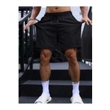 FUNSTYLE Erkek Regular Fit Siyah Şort