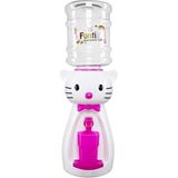 Funtik Toys Kedi Çocuk Su Sebili Beyaz Üzeri Pembe Renkli Eğlenceli Tasarım