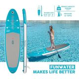 Funwater Adventure Paddle Şişme Sup Board/stand Up Paddle Board 320X83X15 cm Turkuaz