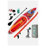 Funwater KOİ BALIĞI EFSANESİ KOI 11'6 HAFİF AĞIRLIKTA STAND UP PADDLE BOARD SUP BOARD 350x84x15 cm Kırmızı