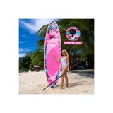 Funwater PİNK FLOWER ŞİŞME SUP BOARD/STAND UP PADDLE BOARD 335x84x15 CM 3 YIL GARANTİ Pembe
