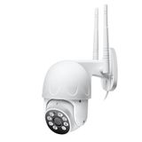 Funxwe 1080 P HD WiFi Güvenlik PTZ IP Kamera P2P Pan Tilt Hareket Algılama Otomatik Takip, İki Yönlü Ses Spot Uyarısı Açık Su Geçirmez Camhi Camhipro