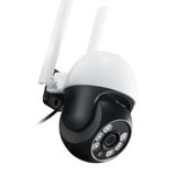 Funxwe Tuya akıllı yaşam 3MP 2.4G 5GHz çift WiFi güvenlik PTZ kamera otomatik izleme hareket algılama bulut depolama su geçirmez bebek Pet monitör